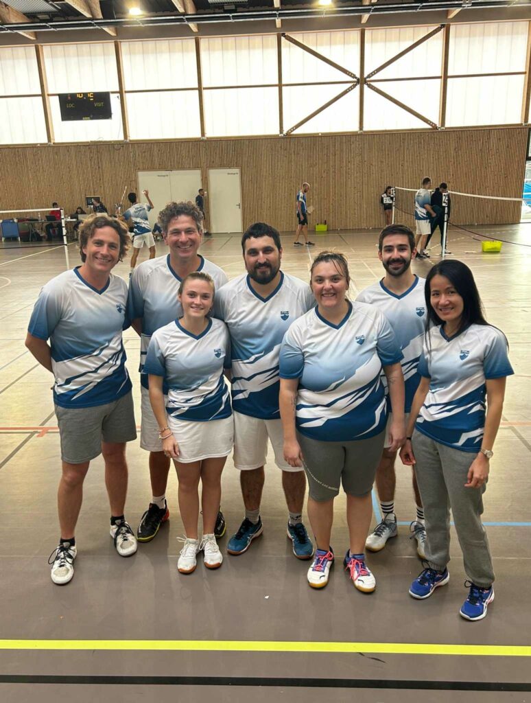 Équipe 4 interclubs ASM Pau Badminton